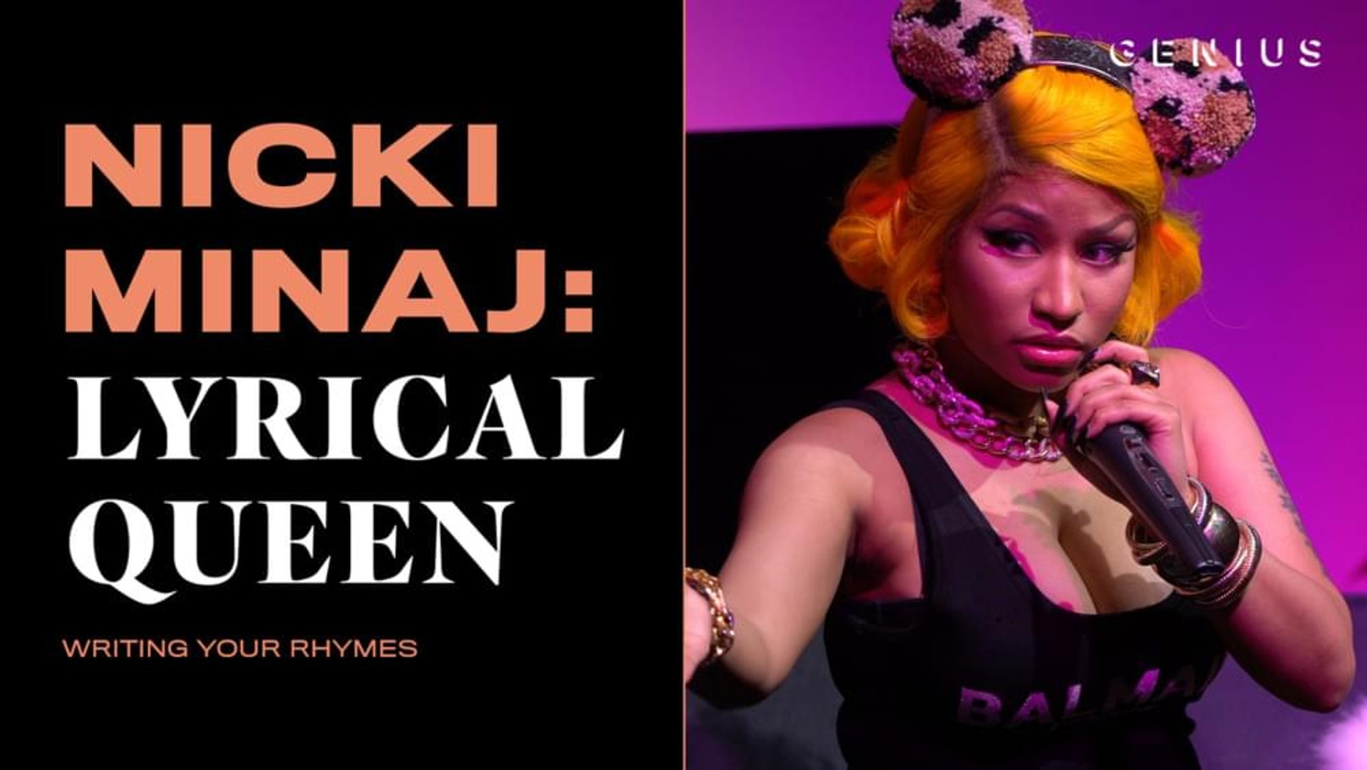 Why Nicki Minaj Always Writes Her Own Rhymes Nicki Minaj