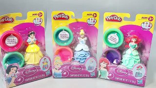 플레이도우 Play Doh Disney Princess Ariel SnowWhite Cinderella Dress Up Dolls Dough Toys 디즈니 공주