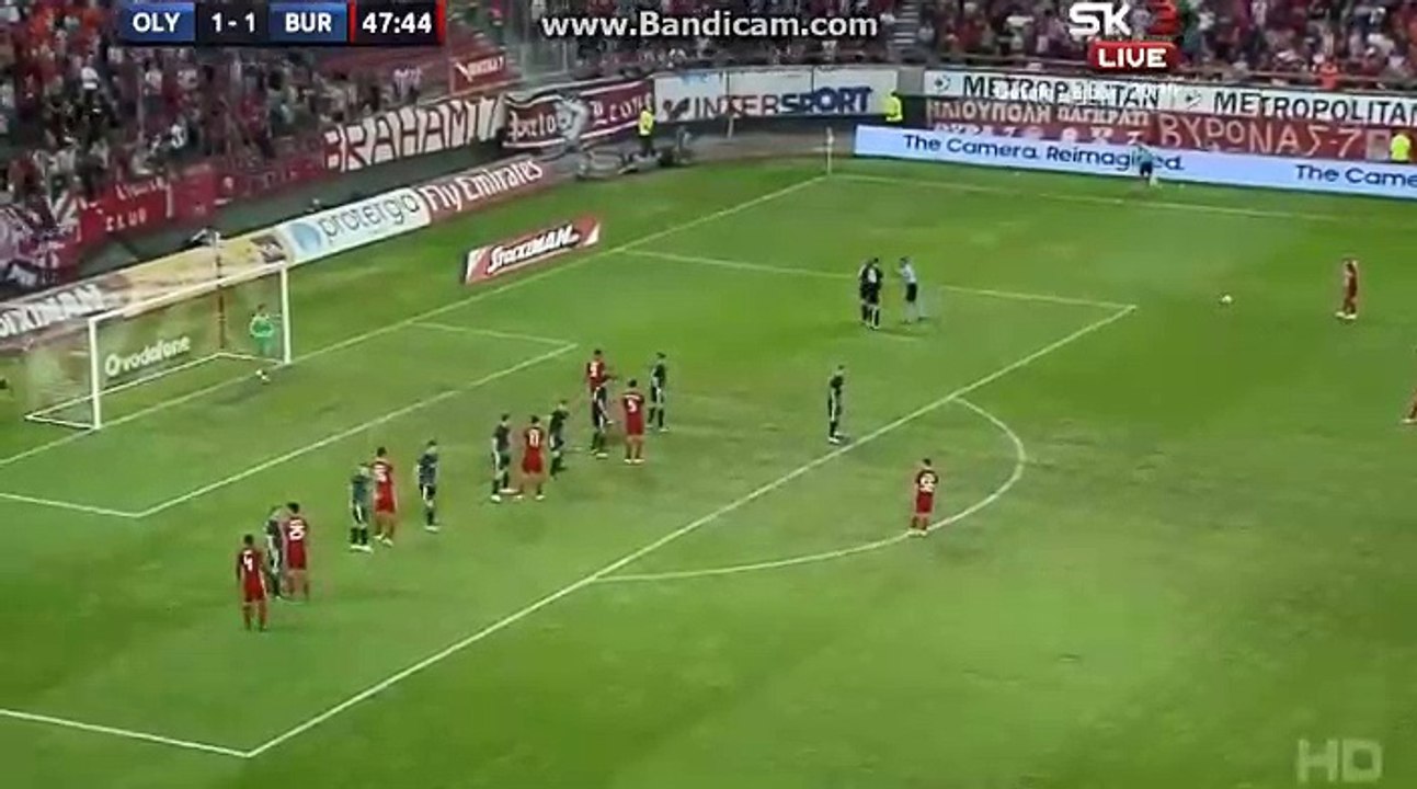 Andreas Bouchalakis Goal HD - Olympiakos 2-0 Burnley 23.08.2018