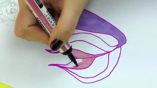 How to Draw Princess Poppy Mermaid from Trolls | Video for Kids