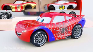 Smile Cars Transportation and Assembly for Kids | Car in Heroes Colors Learn Vehicles
