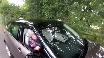 Confrontation Between Cyclists and Driver