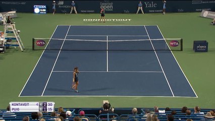 New Haven - Puig rejoint Garcia en quarts