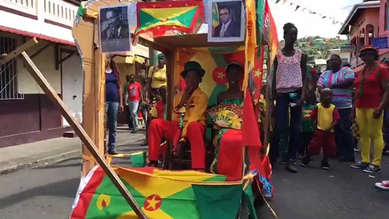 Grenada’s National Colours on display at Gouyave