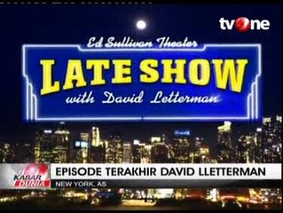Episode Terakhir Acara David Letterman di CBS