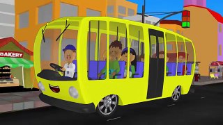 The Wheels on the Bus Go Round and Round Lively Nursery Rhymes Songs for Children