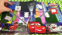 PLAY DOH Cars 2 Grand Prix Race Mats + Lightning McQueen HobbyKidsTV