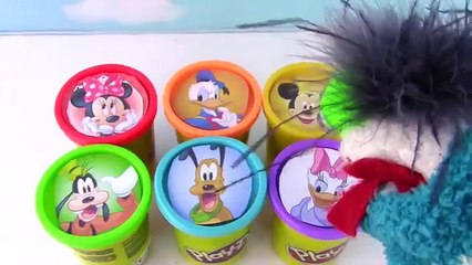 Colors with Mickey Mouse CLUBHOUSE Play Doh Surprise Fun Toys Opening
