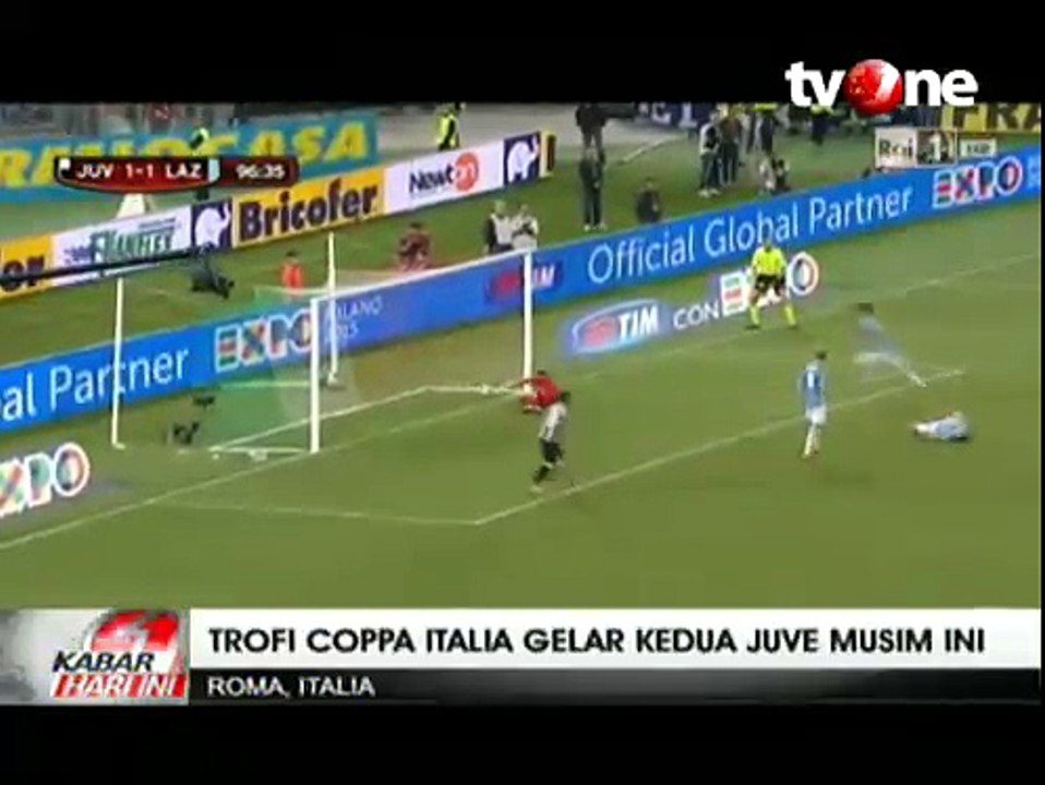 Juventus Selangkah Lagi Menuju 'Treble Winner'
