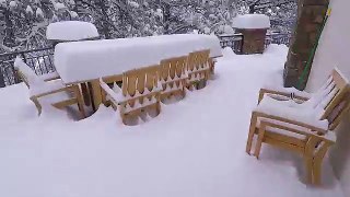 24hr Snow time Lapse: Gopro Swallowed by Snow Colorado