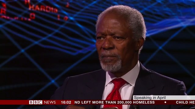Kofi Annan- Former UN chief and Nobel Peace Prize laureate - BBC News