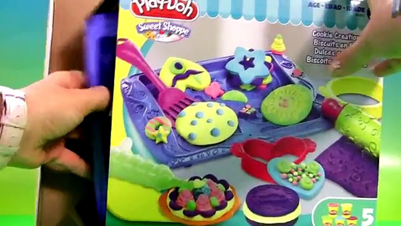 NEW Play Doh Cookie Monster Creations DIY Sweet Shoppe Biscoitos Dulces y Galletas PlayDou