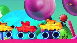 Candy Bear Finger Family | Monster Truck Fun | Toy Collector