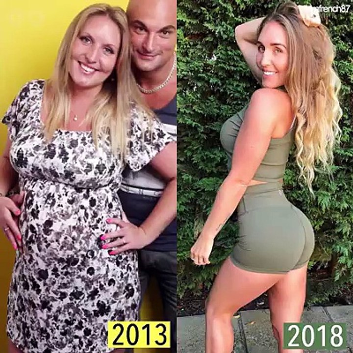That's how Kim made her incredible transformati...