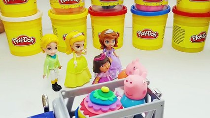 Peppa Pig Sofia The first Ice Cream party Rescue from Kungfu Panda