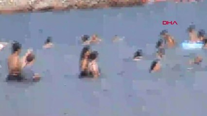 Aydın Akbük Sahilinde Bayram Yoğunluğu