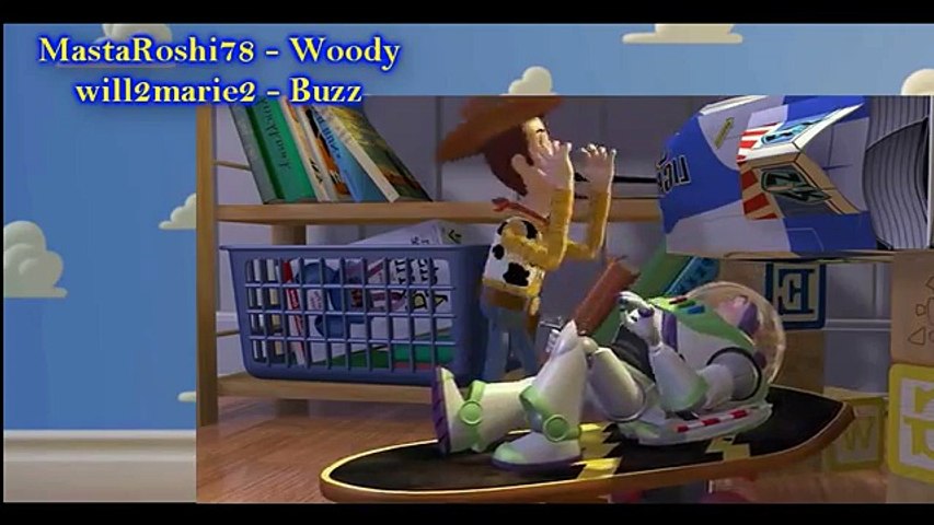 Toy Story Fandub Buzz Look an Alien!!! Collab with will2marie2 *with Bloopers*