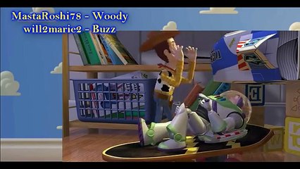 Toy Story Fandub Buzz Look an Alien!!! Collab with will2marie2 *with Bloopers*