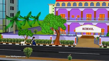 Mary had a Little Lamb 3D Animation English Nursery rhyme for children with lyrics