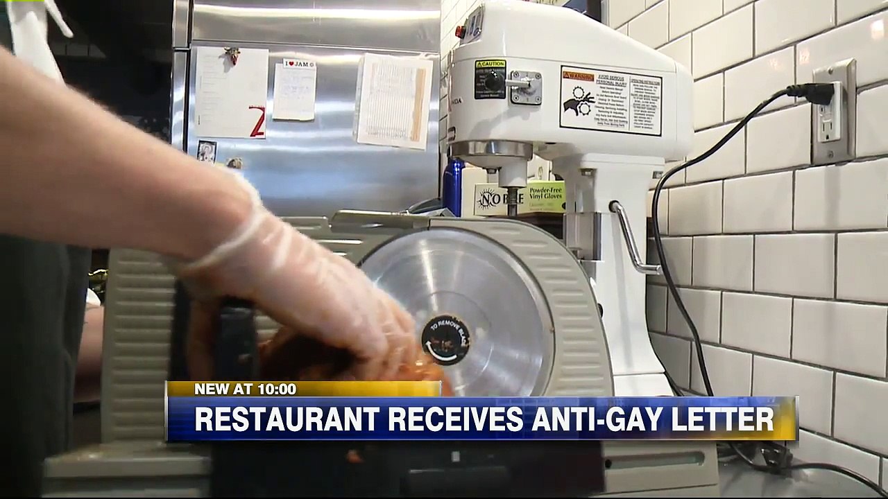 Lgbt Owned Restaurant Receives Hate Mail Video Dailymotion
