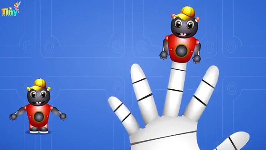 Finger Family Robot | Finger Family Rhymes Songs For Children