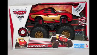Cars XL Monster Truck Talking Lightning McQueen in Monster Truck Mater Frightening McMean