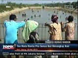 Warga Pati Gelar Tradisi Kuras Waduk