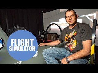 Grandfather spends £30k building world's first F-35 flight simulator in his garden shed