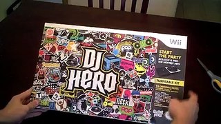DJ Hero Wii unboxing from OwensDomain.com in HD