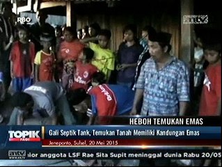 Gali Septic Tank, Warga Temukan Tanah Berkandungan Emas