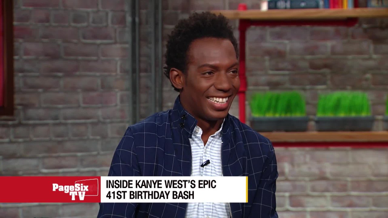 People were eating and drinking @KanyeWest's face at his 41st birthday party! It was a star-studded event fit for a king, and #PageSixTV has the wacky details!