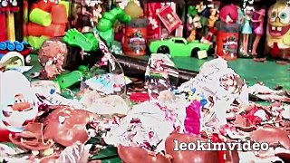 20 Surprise Eggs Incredible Hulk Smashes Kinder Disney Cars Thomas & Friends Toy Story Ang