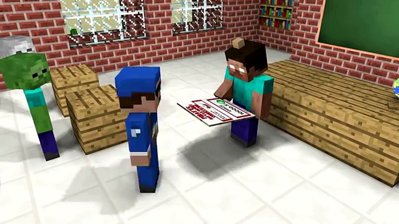 Monster School : PIRATE BATTLE COMPETITION Minecraft Animation