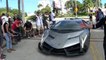 Lamborghini Veneno Driving + REVVING BullFest new at Lambo Home Lamborghini Miami