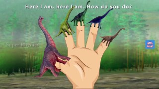 Dinosaur Finger Family Rhyme | Nursery Rhymes | Brontosaurus (Dinosaurs)