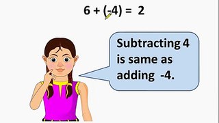 Maths How to subtr integers English