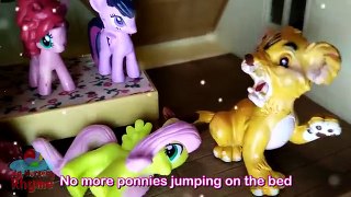 Five Little Pony Jumping On The Bed Nursery Rhyme
