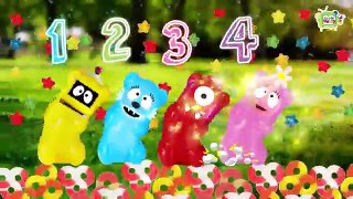 Yo Gabba Gabba Giant Gummy Bear FINGER FAMILY SONG ♥Toy Nursery Rhyme♥ Kids Songs & MORE