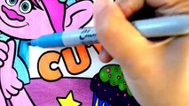 Coloring Book| Coloring Pages| Dreamworks TROLLS for Kids Videos Children Learning Colors