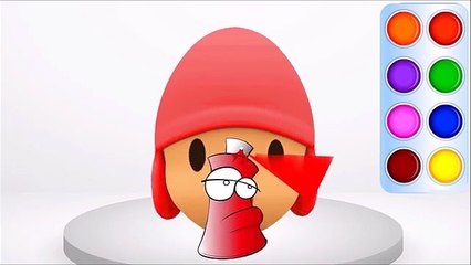 Learn Colors with Talking Pocoyo Surprise Eggs Learning Color for Baby Toddlers, Kids and