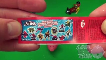 Spider Man Surprise Egg Learn A Word! Spelling Words Starting With P ! Lesson 5