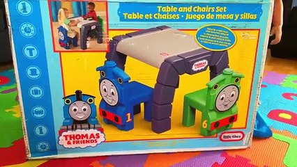Thomas and Friends Little Tikes Chairs and Table Percy McQueen Egg Surprise