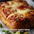 Stuffed Cheesy Garlic Bread By Chef Sanjyot Keer
