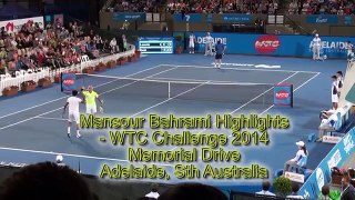 Mansour Bahrami highlights from World Tennis Challenge new