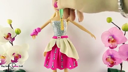 Play doh barbie dress up Barbie Chelsea Skipper Stacie play doh princess dresses