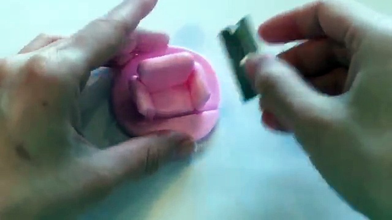 DIY Kitten Couch Polymer Clay tutorial