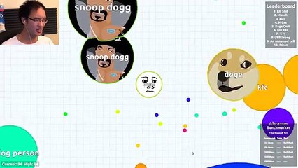 Agario (Agar.io) FR #7 | FACE TRISTE DE MOUSTACHU!