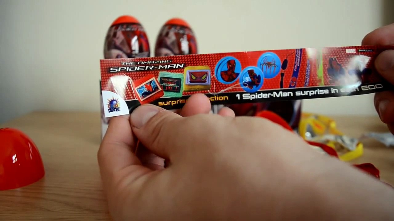Marvel Spider Man Surprise Eggs Toys Unboxing Amazing Toys Easter