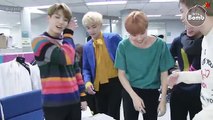 [BANGTAN BOMB] checking out the interview script after camera rehearsal @ Ingigayo - BTS (방탄소년단)