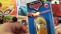 Киндер Сюрприз Тачки и Журнал Тачки на русском,Zaini Surprise Eggs Disney Cars как Kinder